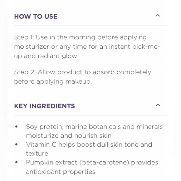 Meaningful Beauty Glowing Serum Cindy Crawford 0.5oz - Picture 3 of 5